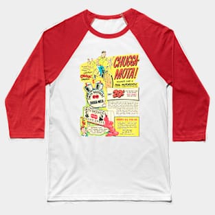 Chugga Mota Graphic Advertising Vintage Retro Baseball T-Shirt